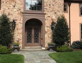 Monumental cast iron garden urns (4) avail plus 6 large cement urns