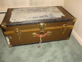 Military Trunk w/ Key