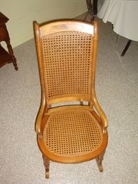 Antique Cane Rocking Chair