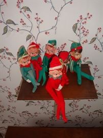 Vintage Elves...on the Shelf!!!