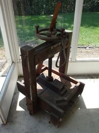 Antique Wine Press