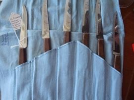 W. Richardson ~Sheffield, England~Bakelite Knife Set