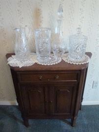 Glassware & Side Cabinet/Table