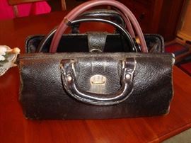 Vintage Doctor's Bag with Supplies