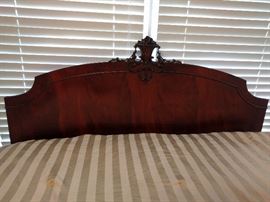 1930's vintage double bed, that matches the chest-on-chest. 