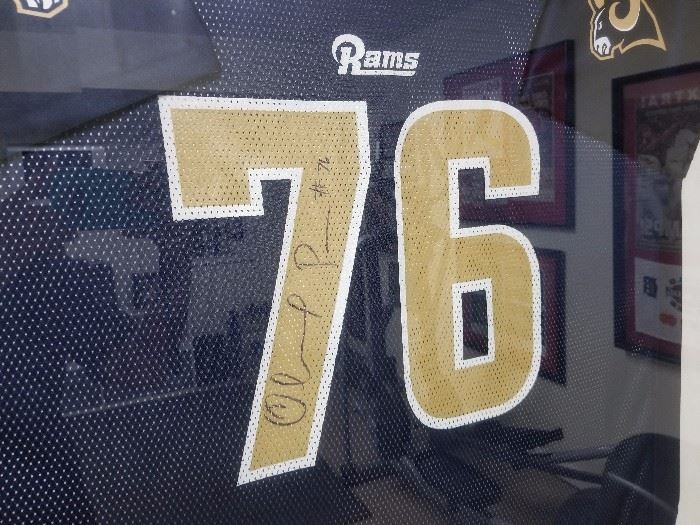 ORLANDO PACE AUTOGRAPHED JERSEY