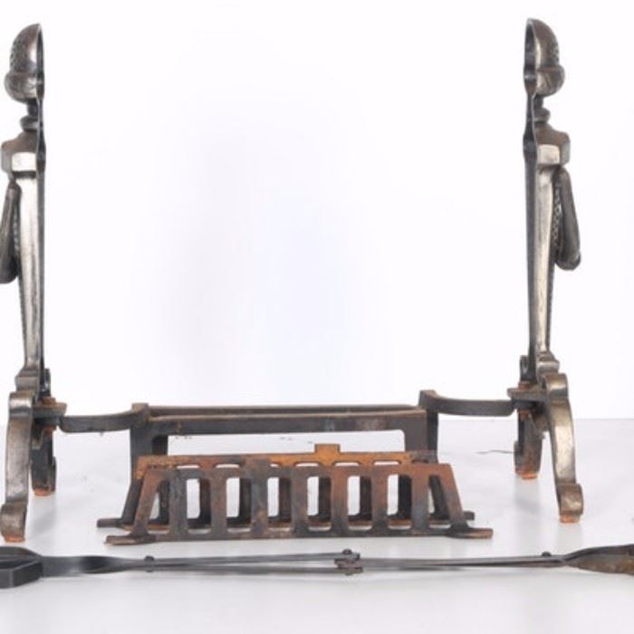 Assortment of Fireplace Décor