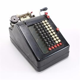 Vintage Mechanical Adding Machine