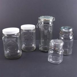 Vintage Glass Canisters