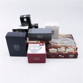 Assorted Ornamental Crystal Set in Boxes