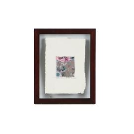 Mixed Media on Paper "Lotus Energy"