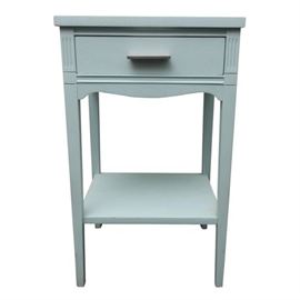 Light Blue Painted Nightstand
