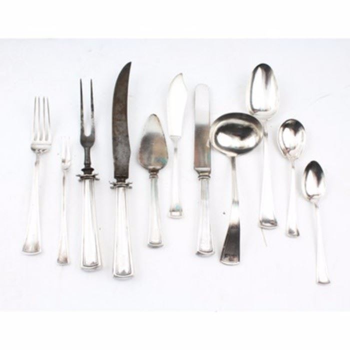 Vintage Dominick & Haff Sterling Silver "Virginia" Flatware Set