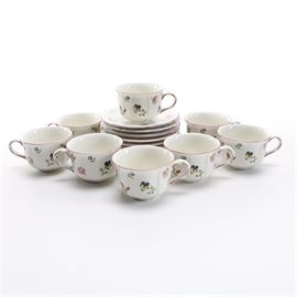 Villeroy & Boch "Petite Fleur" Porcelain Cups and Saucers