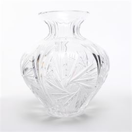 Cut Crystal Vase