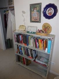 Re Purposed Book Shelf. BOOKS!