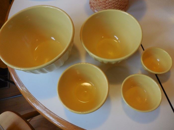 Chantal Yellow Mixing Bowls