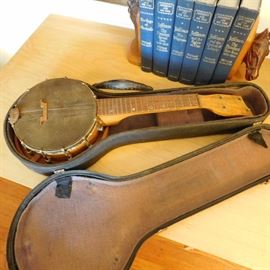 antique banjo