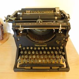 antique Underwood typewriter