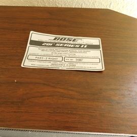pair of Bose 201 series II speakers