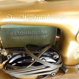 Free-Westinghouse gold sewing machine