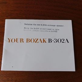 pair of Bozak B-302A speakers