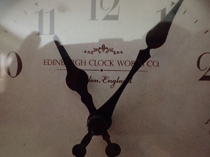 BLACK MANTEL EDENBOUGH CLOCK WORKS CO