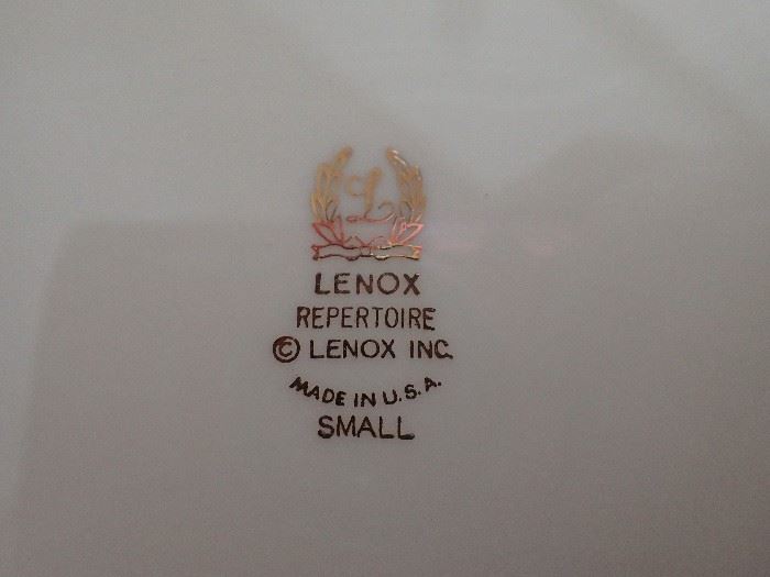 LENOX SET OF DISHES / REPERTOIRE / SMALL