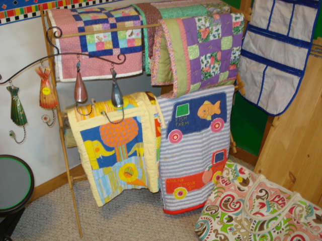 Handmade doll quilts