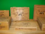 Wooden cigar boxes