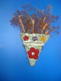Hanging basket wall hanging