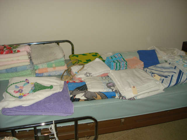 various towels and rags