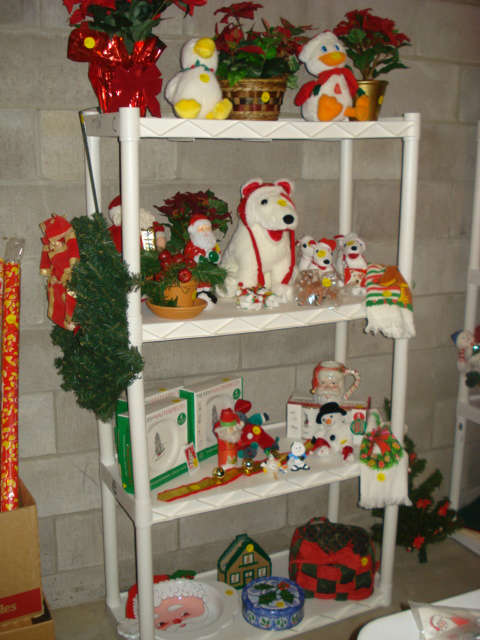 Various Christmas decorations
