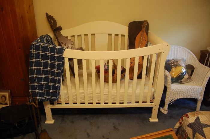 Relatively New Crib bought for when the grand children visited, there are 2 of these
