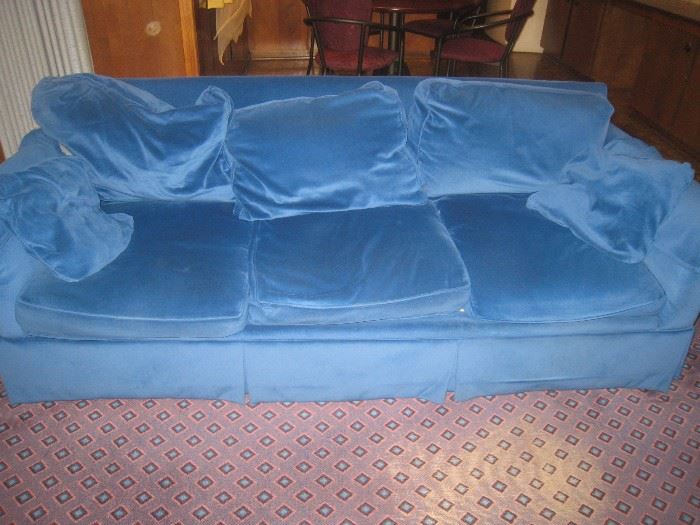 Very pretty blue sofa