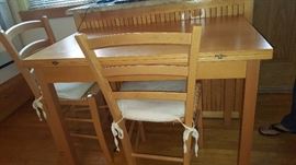 Kitchen Table with 4 chairs (two not pictured)