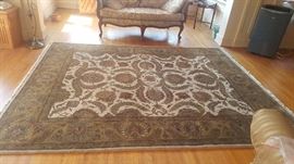 Ethan Allen Hand Knotted Wool Carpet