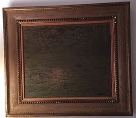 ANTIQUE, SIGNED OIL PAINTING