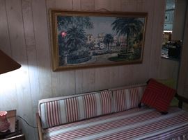 KITSCH 1950'S LIGHTED, WALL HANGING