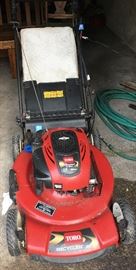 TORO 22" ELECTRIC START RECYCLE MOWER, WORKING