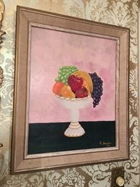 FRAMED ART WORK BY HOME OWNER