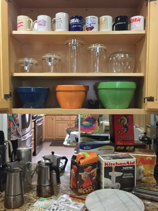 Kitchen Appliances and Glassware