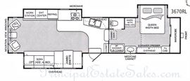 RV floor plan