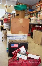 vintage roller skates in the black case