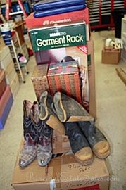 vintage Cowboy & Fireman boots