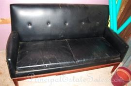 MCM leather sofa - cute!