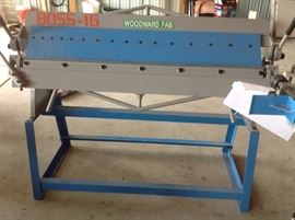 Woodward Fab sheet metal brake Boss 16"