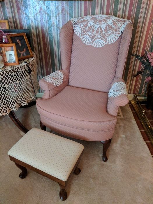 Pink Armchair (2 available)