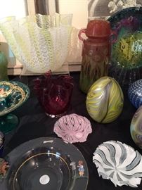 Higgins Glass, Mid Century Art Glass, Murano Glass and more..