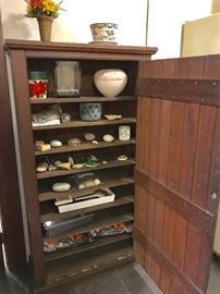 Great primitive jelly cupboard